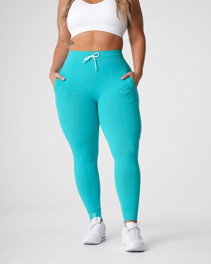 NVGTN Joggers Turquoise  Joggers Femme | UEE-6778539