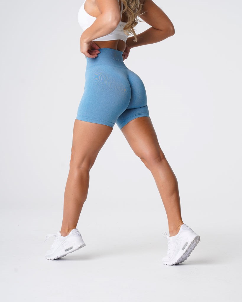 NVGTN Pro Seamless Shorts Bleu  Shorts Femme | ETN-6185589