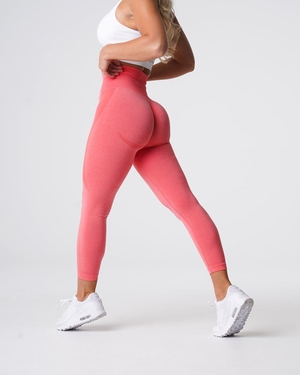 NVGTN Contour Seamless Leggings Corail  Leggings Femme | ISQ-3945088