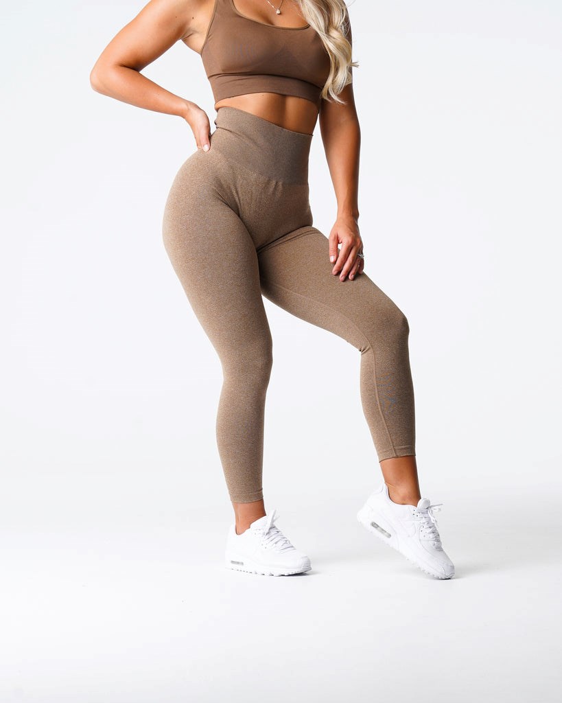 NVGTN NV Seamless Leggings Mocha  Leggings Femme | HVR-3773039