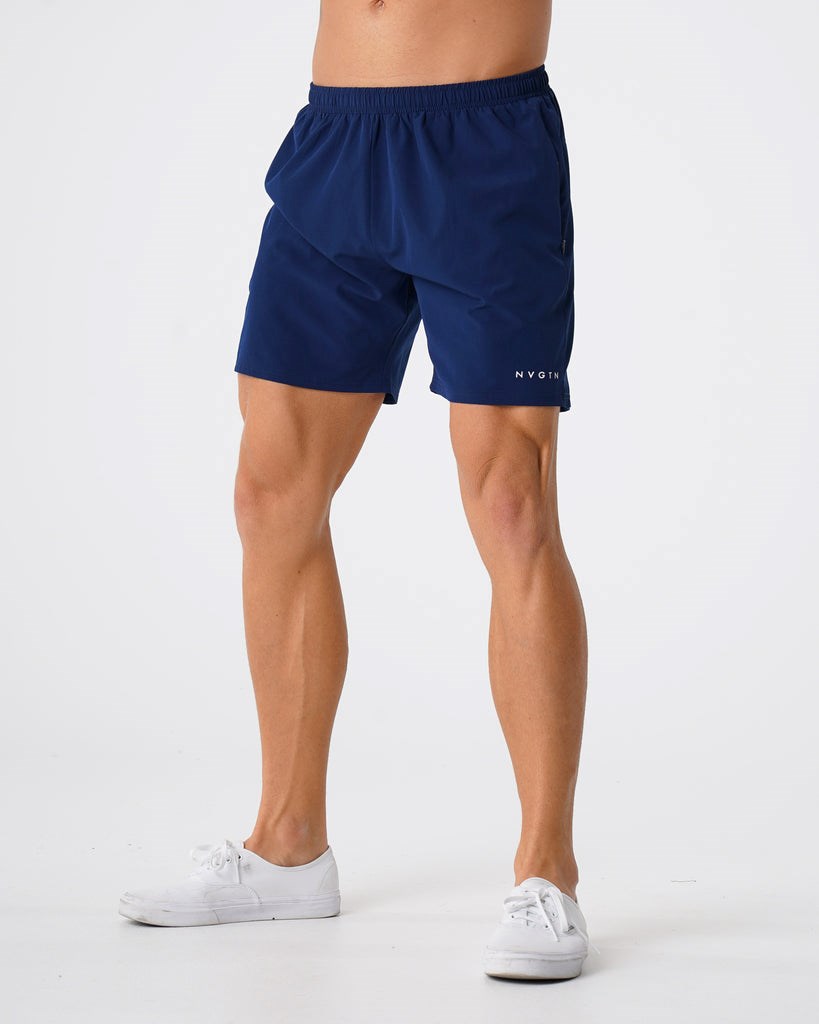 NVGTN Flex Shorts Bleu Marine  Shorts Homme | DPS-5672920