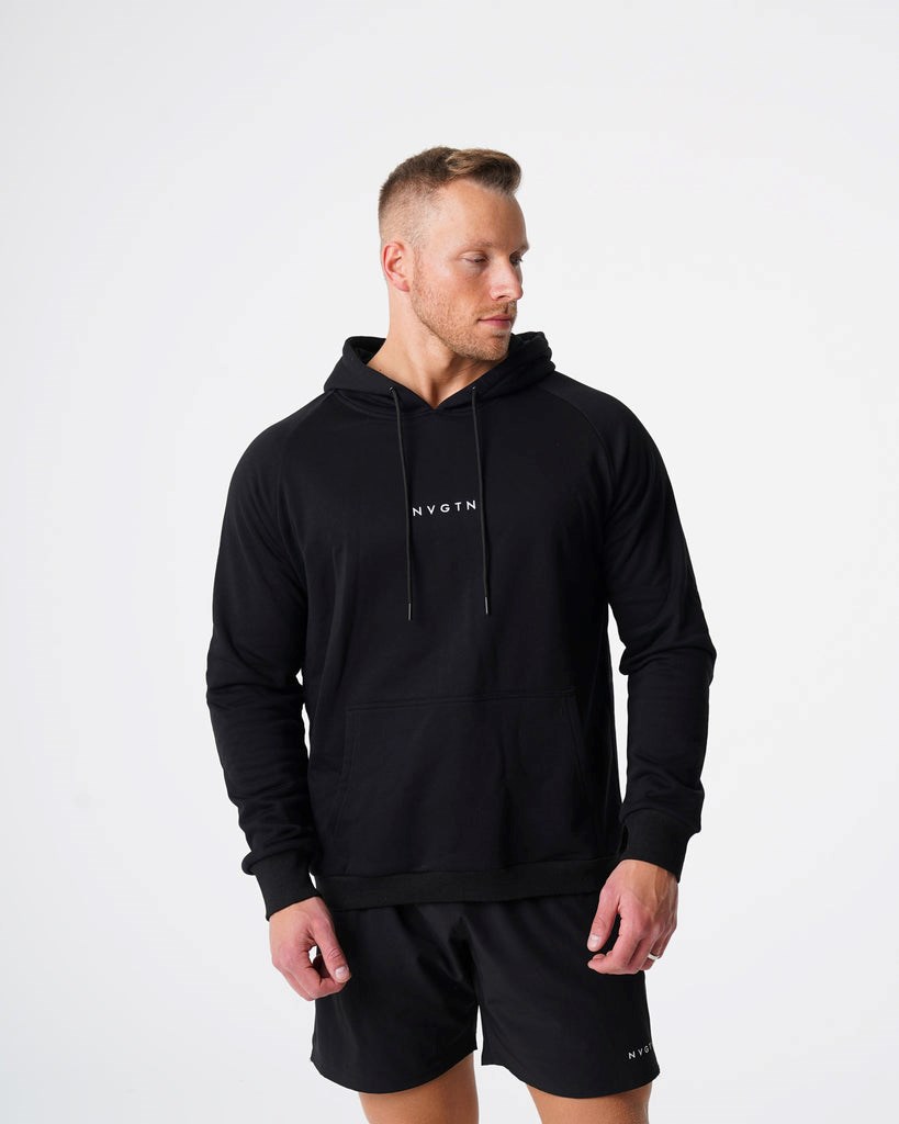 NVGTN Lounge Hoodie Noir  Sweat à Capuche Homme | KMK-8015129