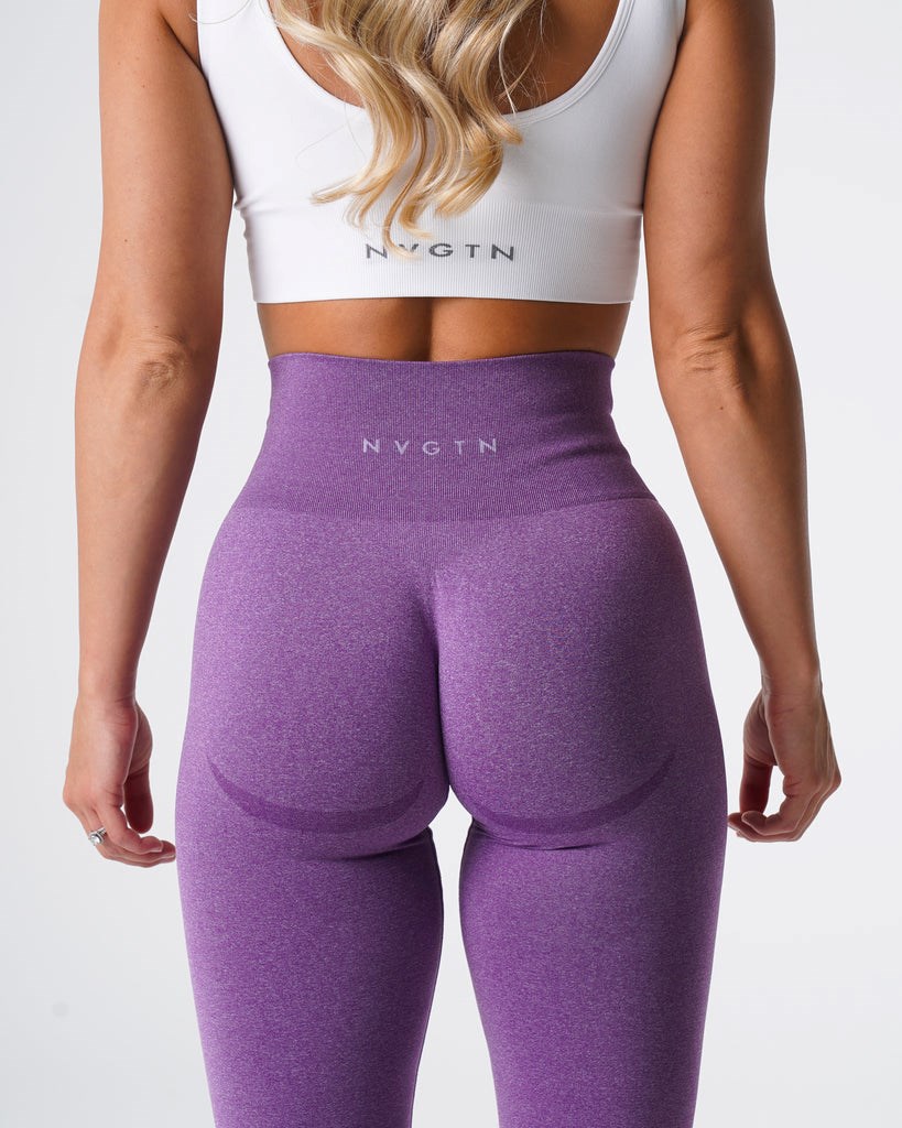 NVGTN Curve Seamless Leggings Violet  Leggings Femme | NMI-0796514