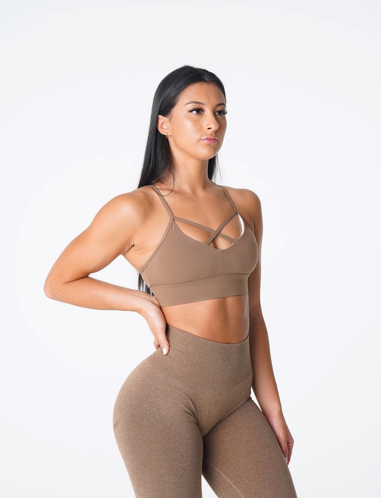 NVGTN Oasis Bra Mocha  Hauts Femme | MZB-5652848