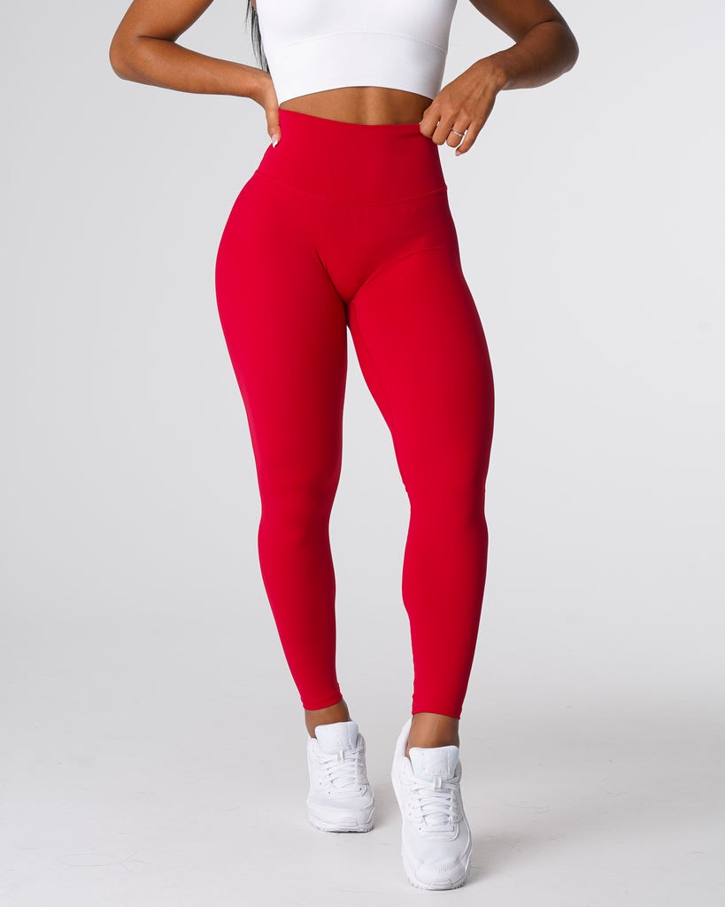 NVGTN Signature 2.0 Leggings Rouge  Leggings Femme | MXG-8921139