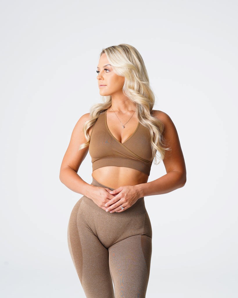 NVGTN Pursuit Seamless Bra Mocha  Hauts Femme | JJX-3226349