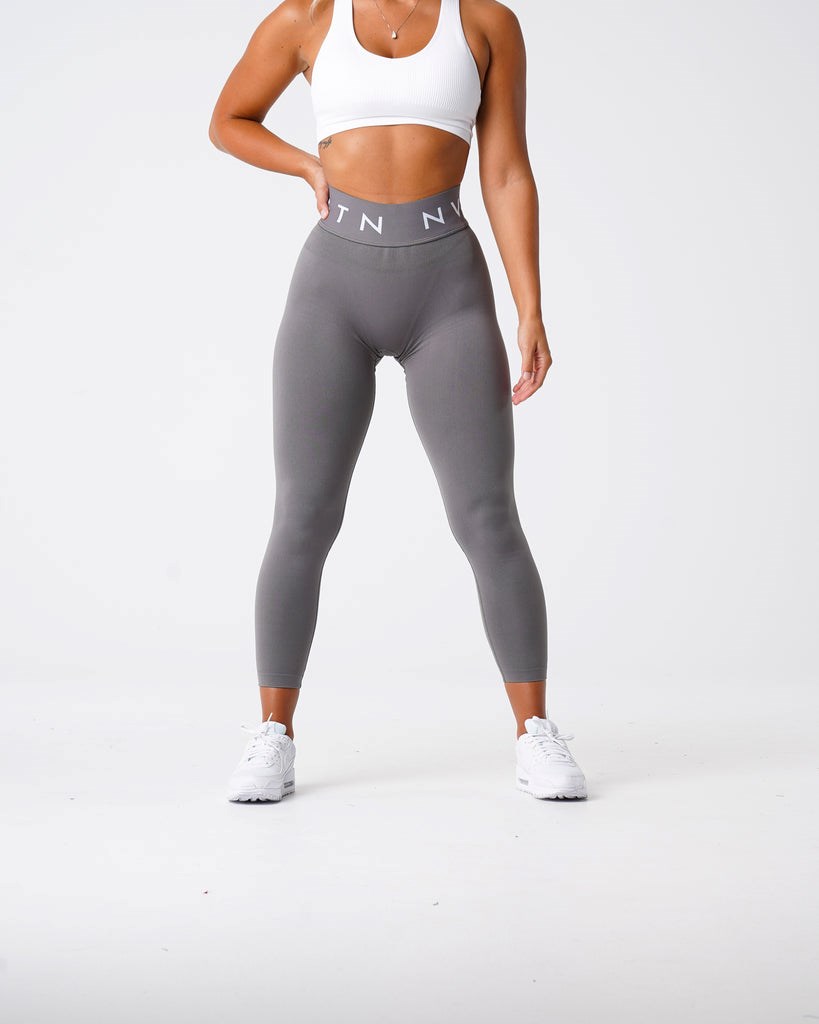 NVGTN Sport Seamless Leggings Charcoal  Leggings Femme | DZL-4522456