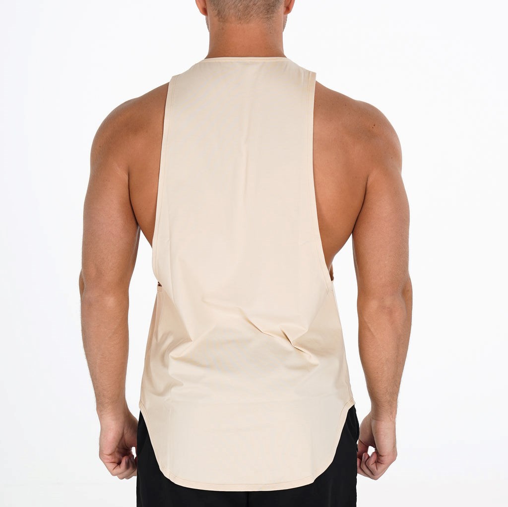 NVGTN Pulse Edge Tank Beige  Debardeur Homme | HWZ-3259339