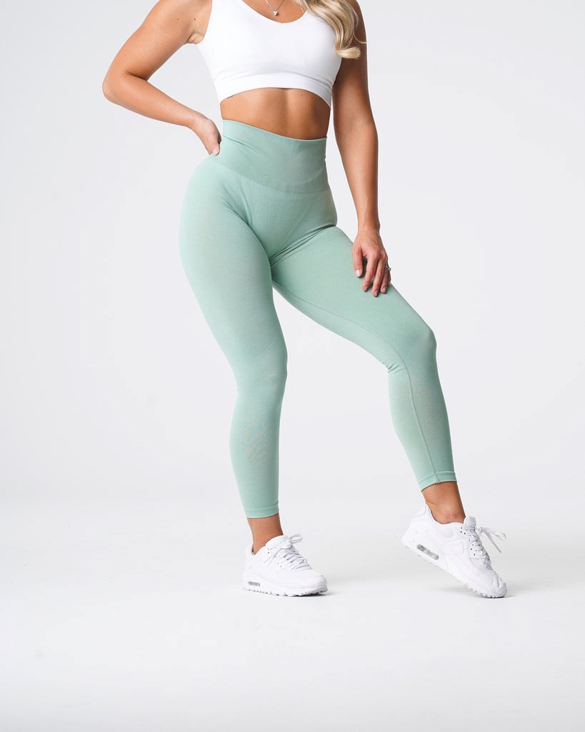 NVGTN Curve Seamless Leggings Vert  Leggings Femme | ORN-2001630