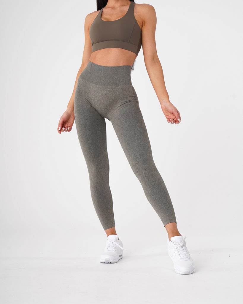 NVGTN Curve Seamless Leggings Kaki Vert  Leggings Femme | WAP-8673478