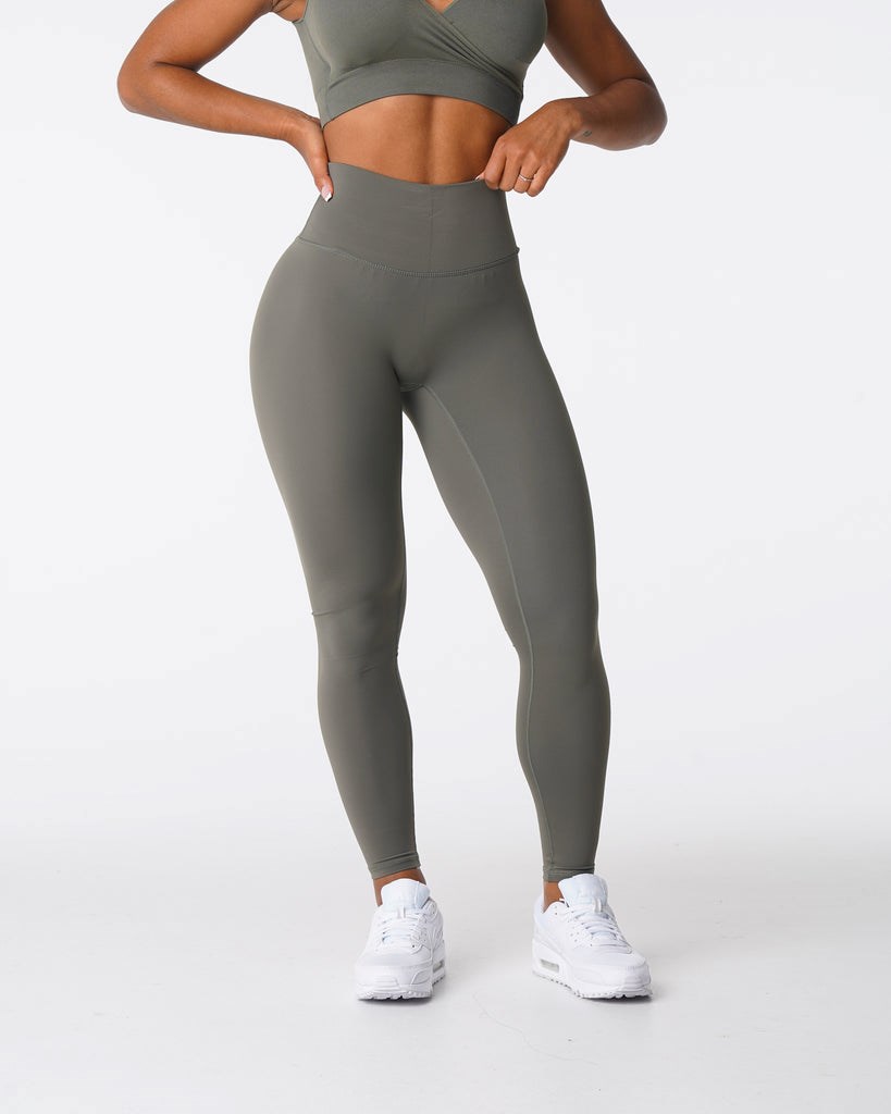 NVGTN Signature 2.0 Leggings Kaki Vert  Leggings Femme | TOG-5194731