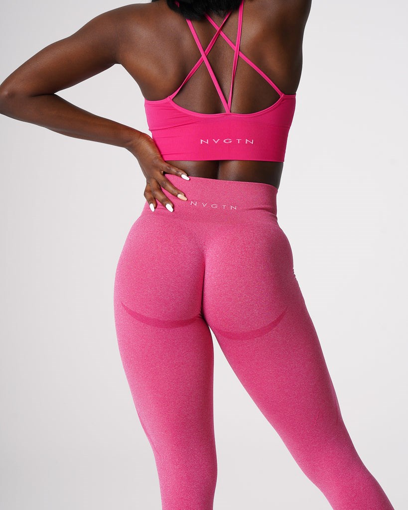 NVGTN Contour Seamless Leggings Fushia  Leggings Femme | NHK-9170834