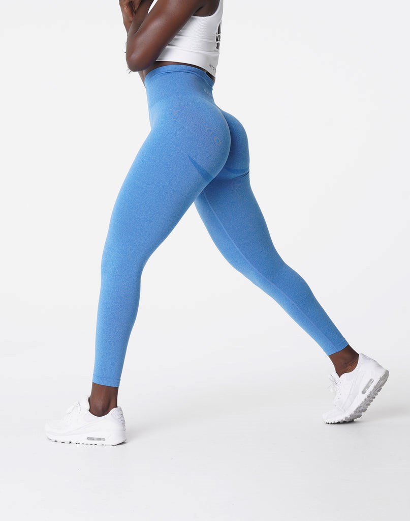 NVGTN Curve Seamless Leggings Bleu  Leggings Femme | HTP-8730742