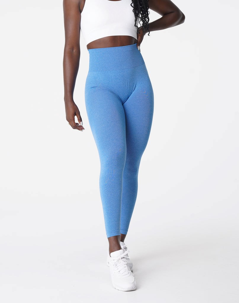 NVGTN Curve Seamless Leggings Bleu  Leggings Femme | HTP-8730742