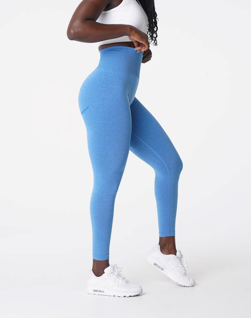 NVGTN Curve Seamless Leggings Bleu  Leggings Femme | HTP-8730742