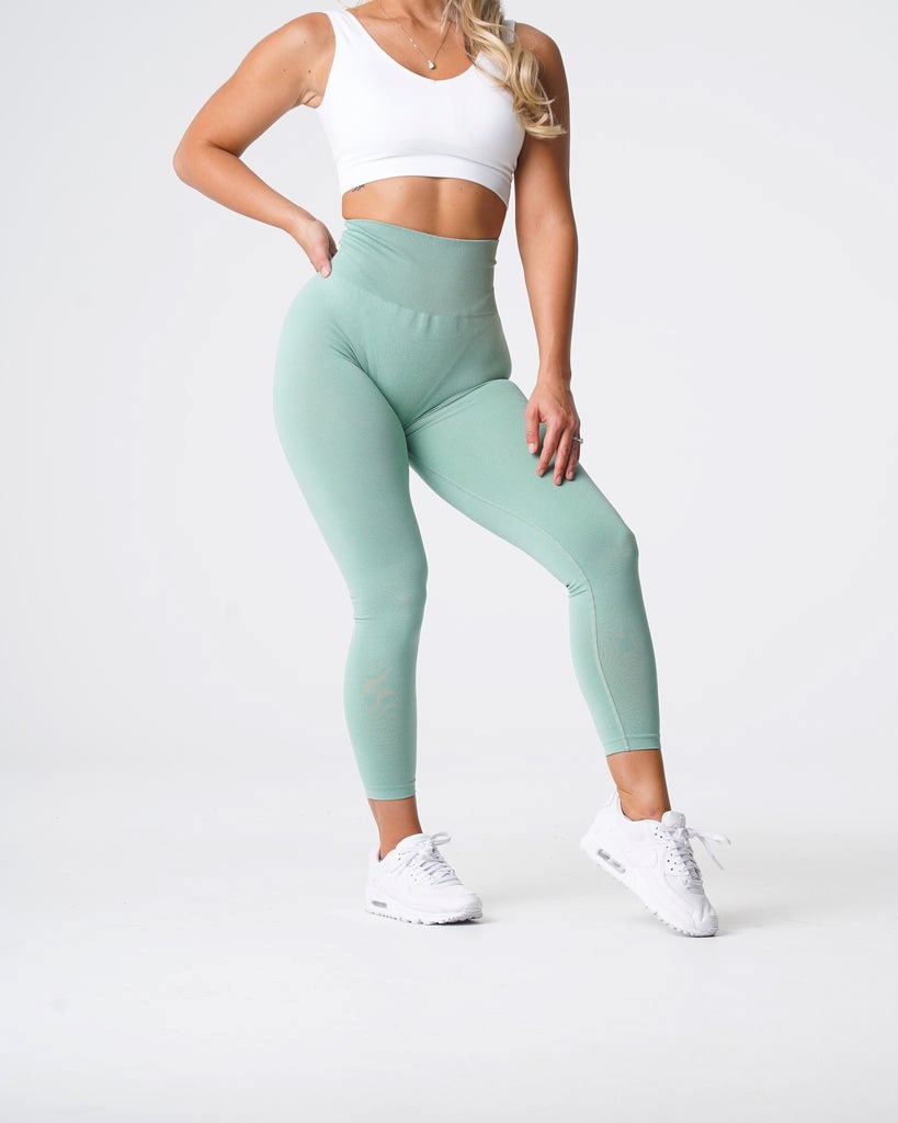 NVGTN NV Seamless Leggings Vert  Leggings Femme | HPA-7171043