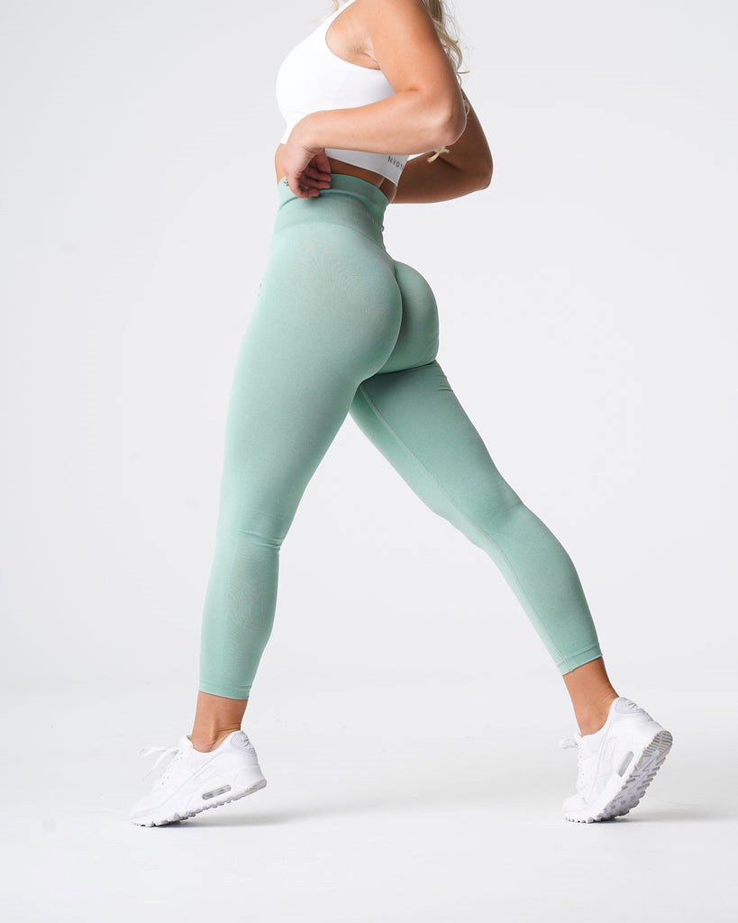 NVGTN NV Seamless Leggings Vert  Leggings Femme | HPA-7171043