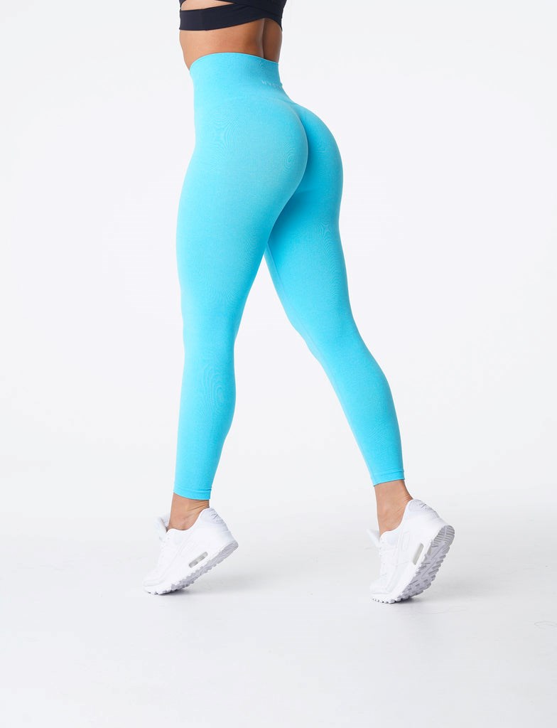 NVGTN NV Seamless Leggings Aqua  Leggings Femme | PZP-3876985