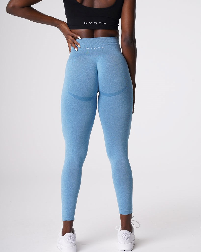 NVGTN Curve Seamless Leggings Bleu  Leggings Femme | WDK-6282278