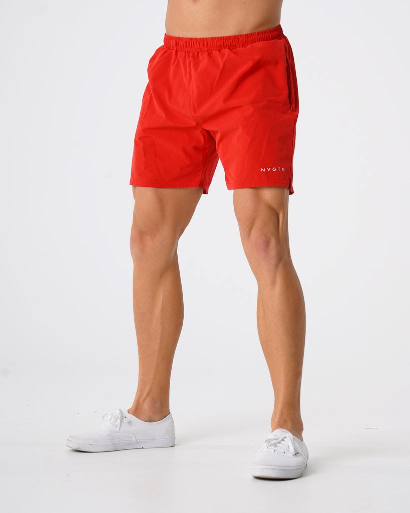 NVGTN Flex Shorts Rouge  Shorts Homme | EDO-5185156