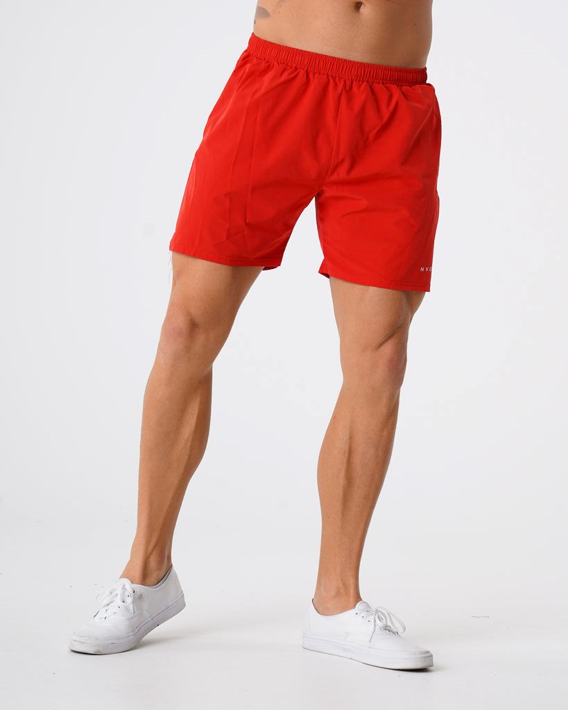 NVGTN Flex Shorts Rouge  Shorts Homme | EDO-5185156