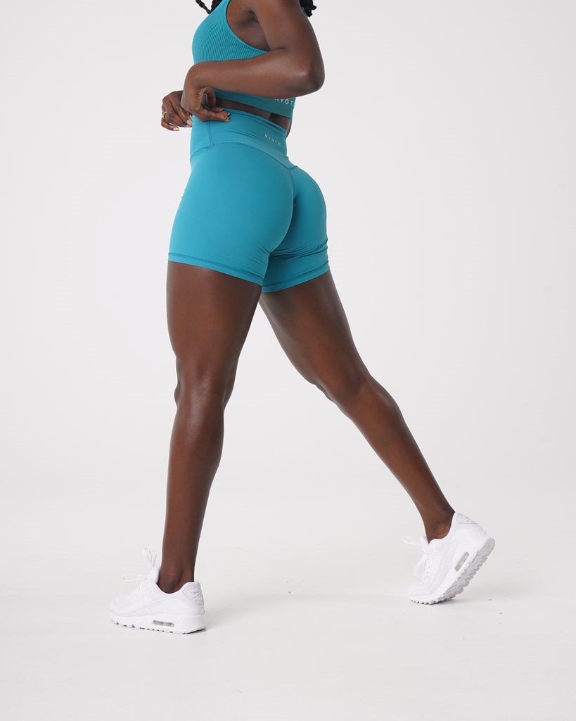 NVGTN Signature 2.0 Shorts Teal  Shorts Femme | ECI-3188280