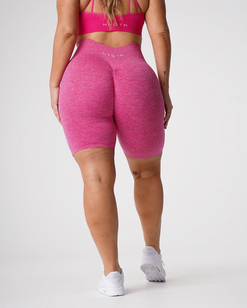 NVGTN Scrunch Seamless Shorts Fushia  Shorts Femme | OCS-2118719