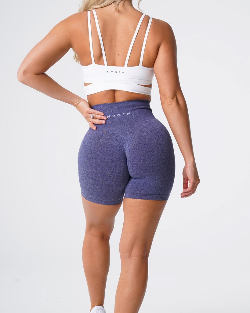 NVGTN Pro Seamless Shorts Indigo  Shorts Femme | CYK-7645792