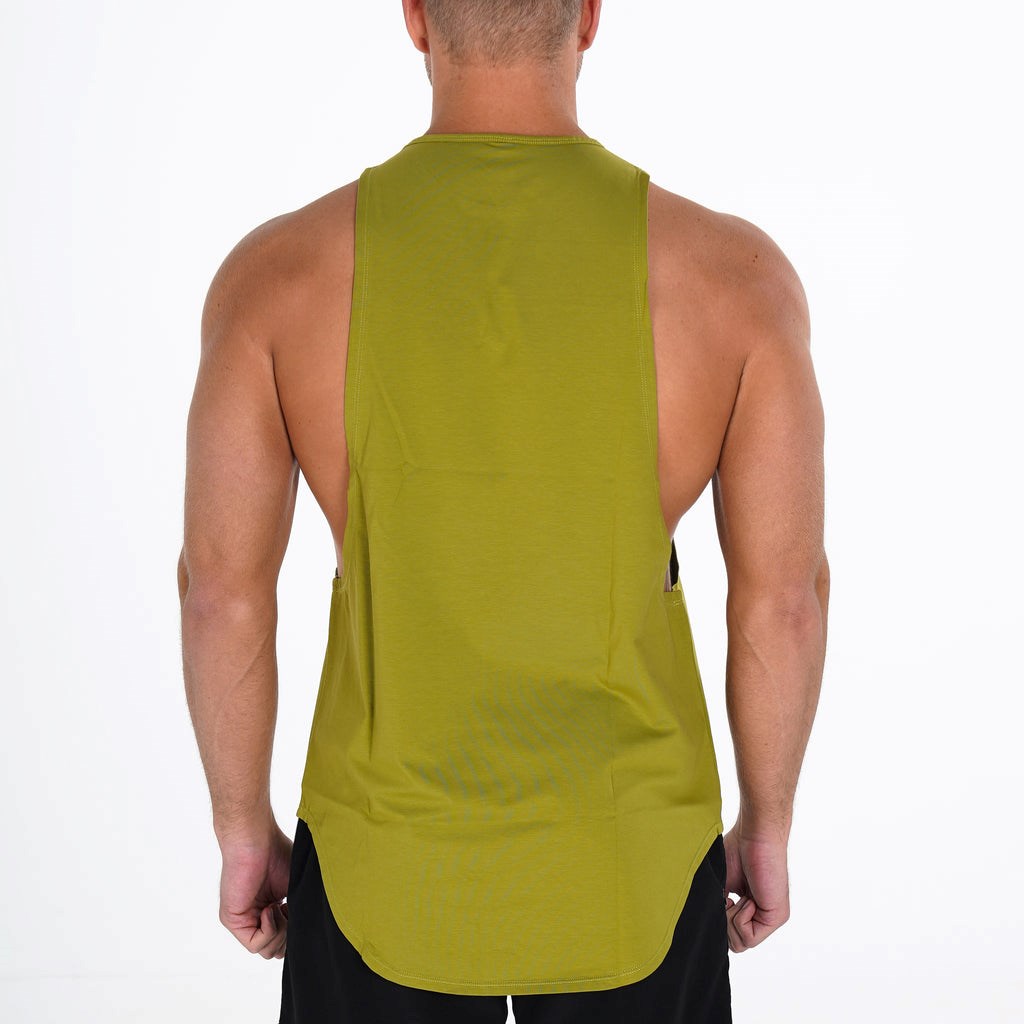 NVGTN Pulse Edge Tank Vert Olive  Debardeur Homme | DCY-0988262