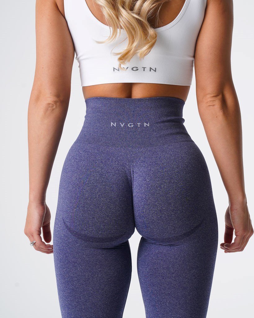 NVGTN Curve Seamless Leggings Indigo  Leggings Femme | NJW-6070010