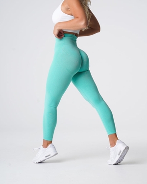 NVGTN Contour Seamless Leggings Menthe  Leggings Femme | FDP-5046369