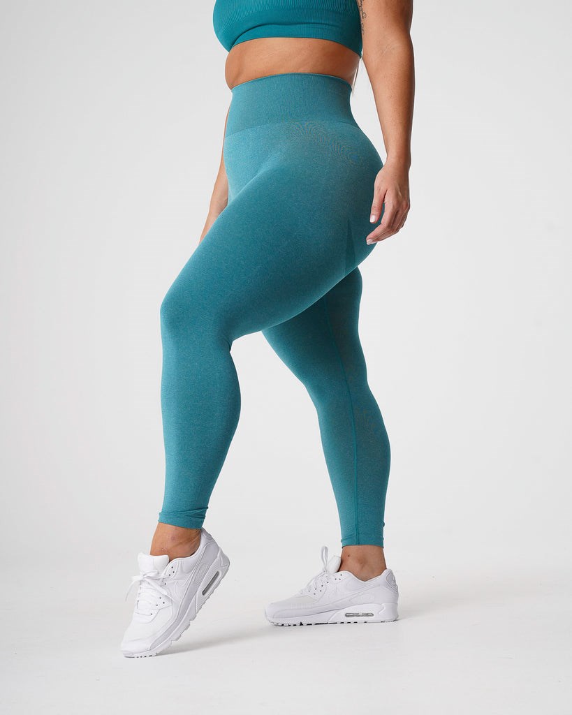 NVGTN Curve Seamless Leggings Teal  Leggings Femme | QGK-5103211