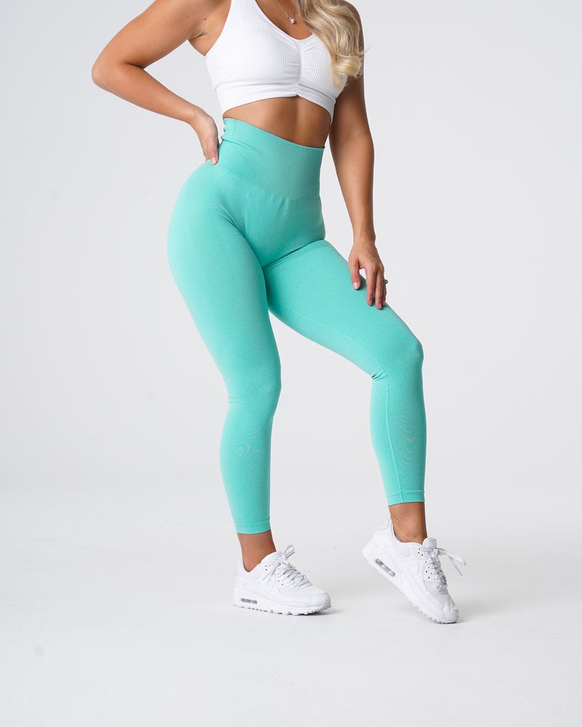 NVGTN Contour Seamless Leggings Menthe  Leggings Femme | FDP-5046369