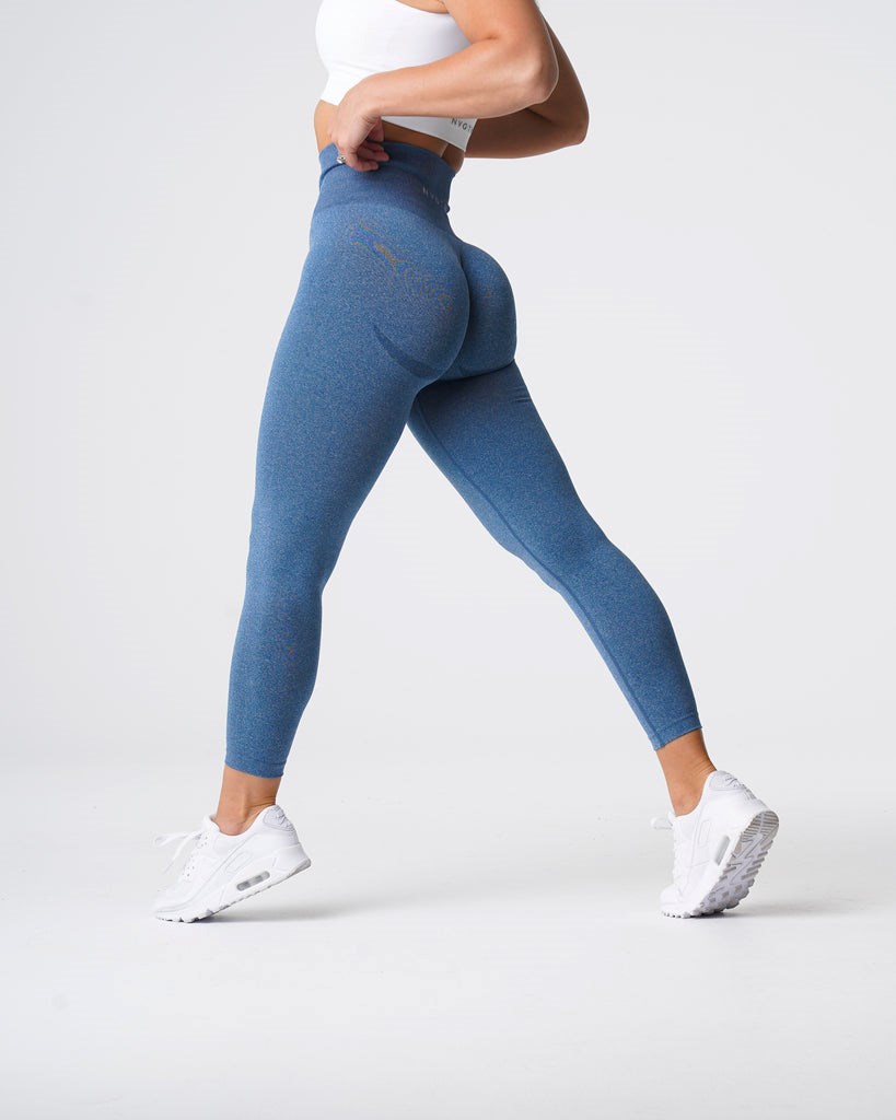 NVGTN Curve Seamless Leggings Bleu  Leggings Femme | HDA-7090343