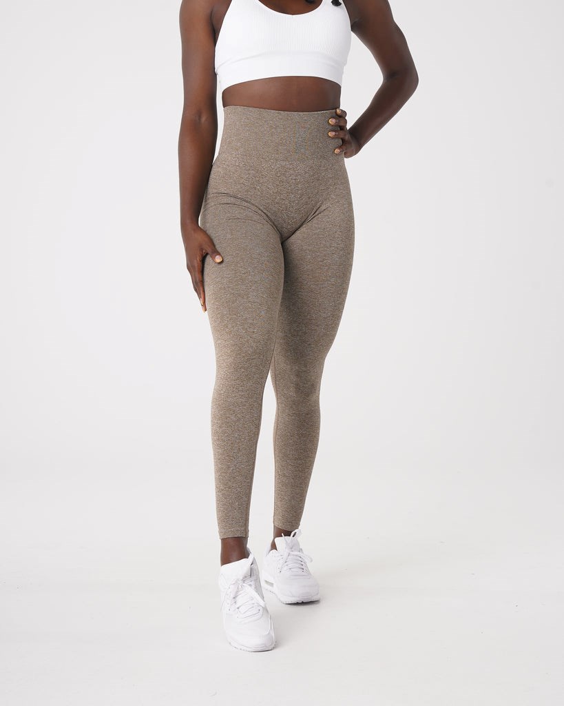 NVGTN Scrunch Seamless Leggings Mocha  Leggings Femme | FDH-8495900