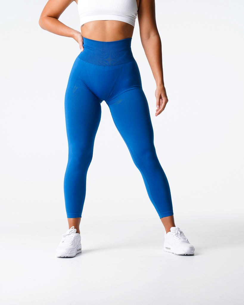 NVGTN Solid Seamless Leggings Bleu  Leggings Femme | KPL-5471964