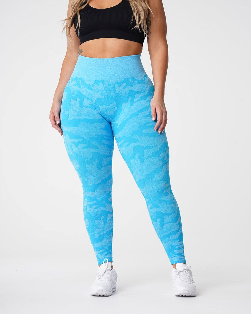 NVGTN Camo Seamless Leggings Caribbean  Leggings Femme | JOH-4025478