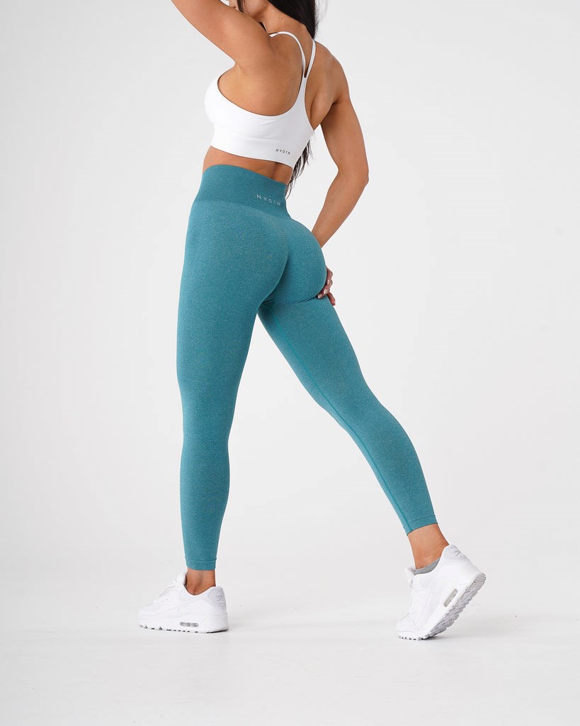 NVGTN NV Seamless Leggings Teal  Leggings Femme | LQC-0141381