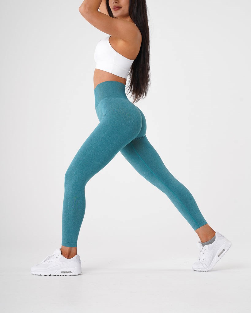 NVGTN NV Seamless Leggings Teal  Leggings Femme | LQC-0141381