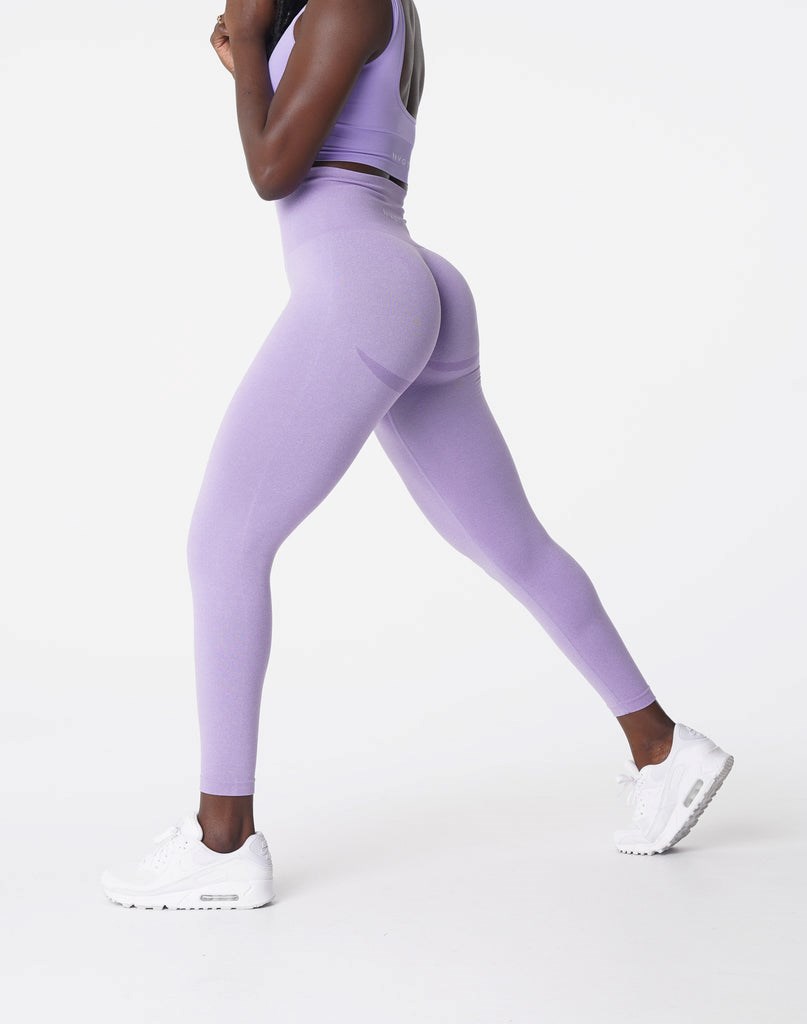 NVGTN Curve Seamless Leggings Lilac  Leggings Femme | GJN-7723365