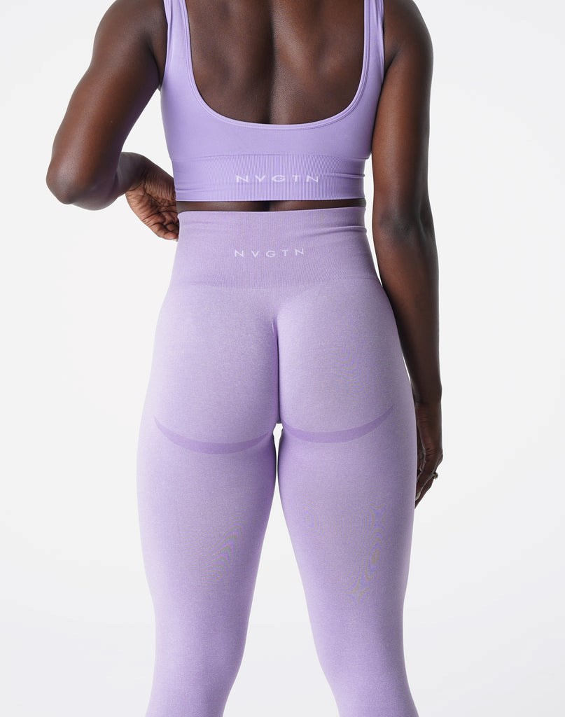 NVGTN Curve Seamless Leggings Lilac  Leggings Femme | GJN-7723365