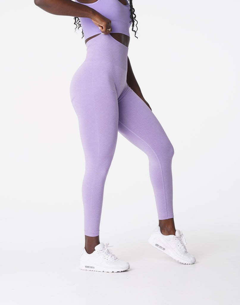 NVGTN Curve Seamless Leggings Lilac  Leggings Femme | GJN-7723365