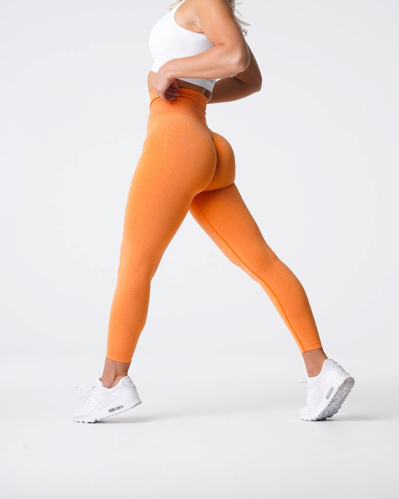 NVGTN NV Seamless Leggings Orange  Leggings Femme | KOG-6270083