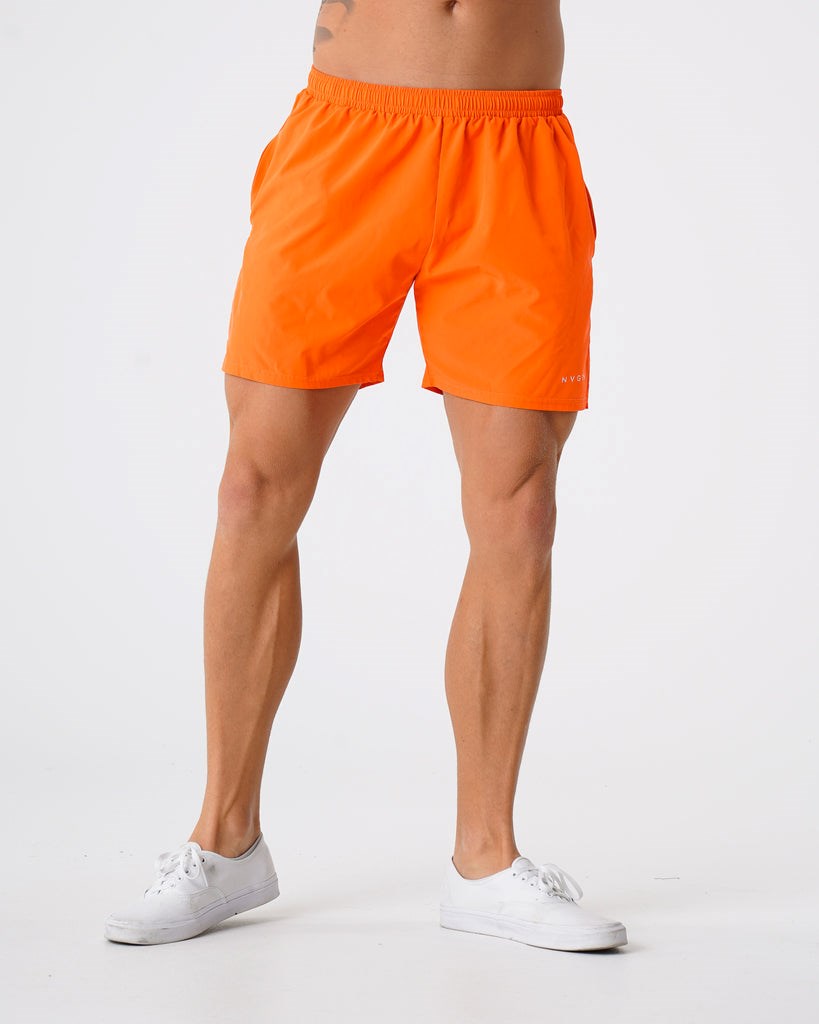 NVGTN Flex Shorts Orange  Shorts Homme | CEP-4236456