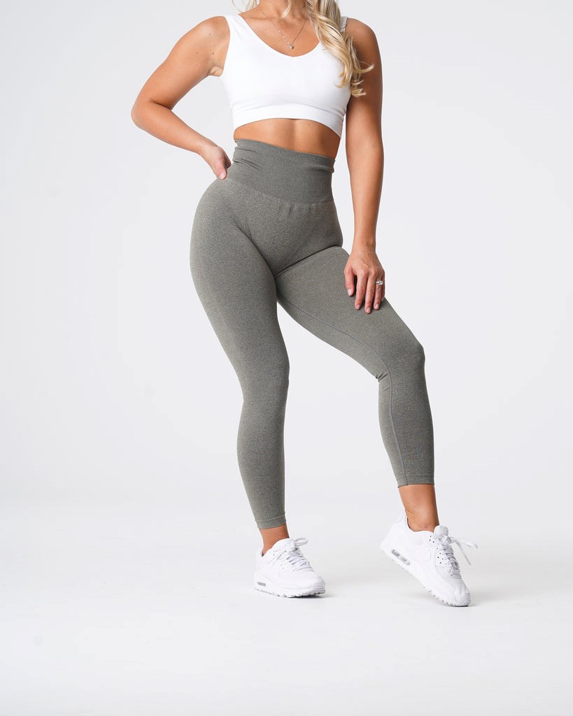 NVGTN NV Seamless Leggings Kaki Vert  Leggings Femme | BGP-6313539