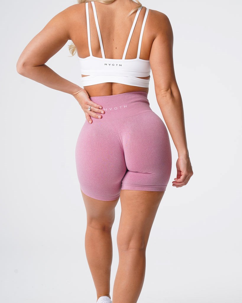 NVGTN Pro Seamless Shorts Rose  Shorts Femme | ZTZ-1721434