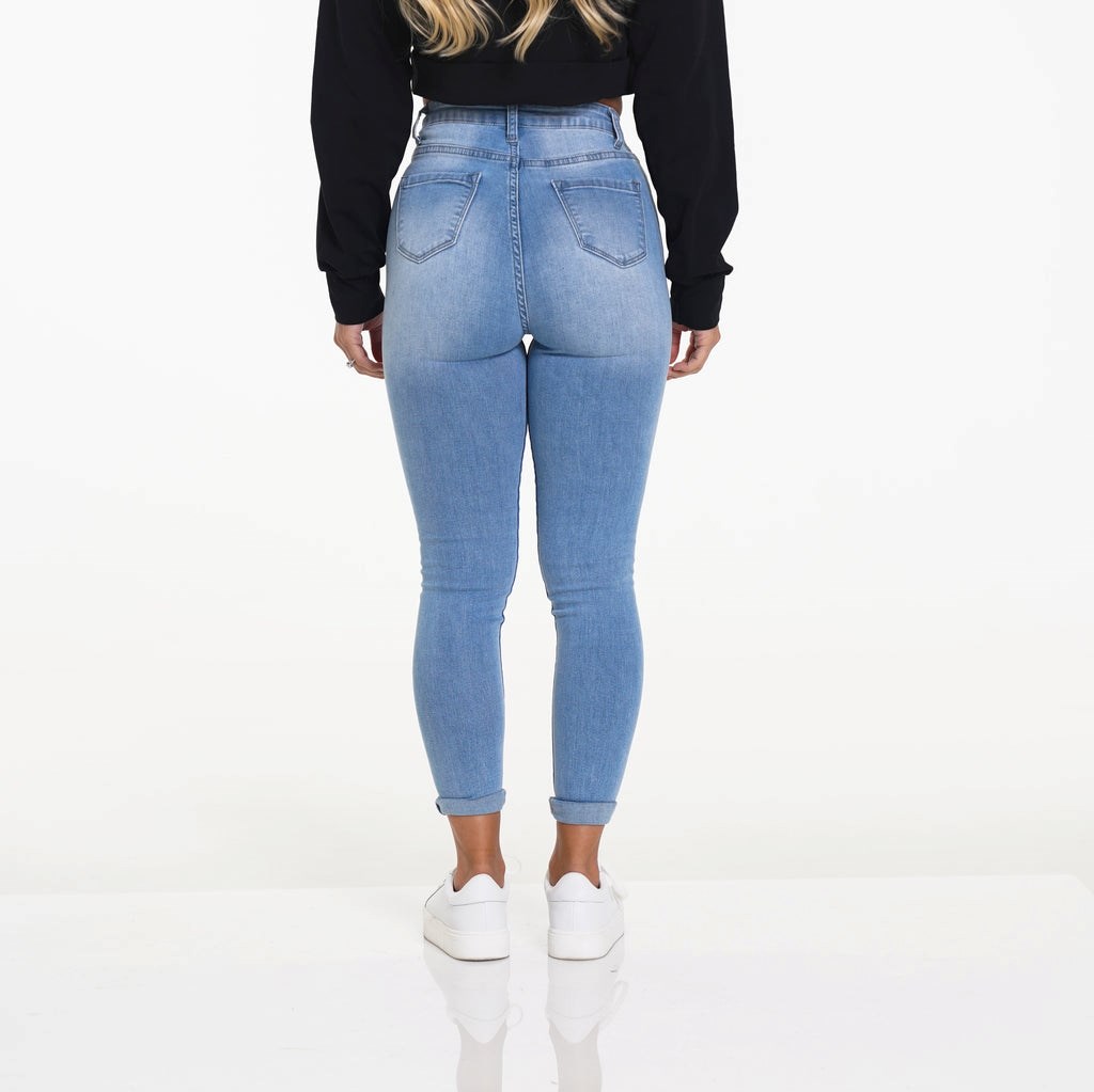 NVGTN Navishape Jeans Lavage Clair  Jean Femme | ELZ-9642750