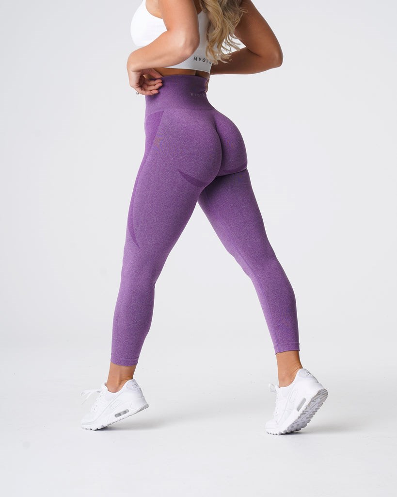 NVGTN Contour Seamless Leggings Violet  Leggings Femme | OUB-4541102