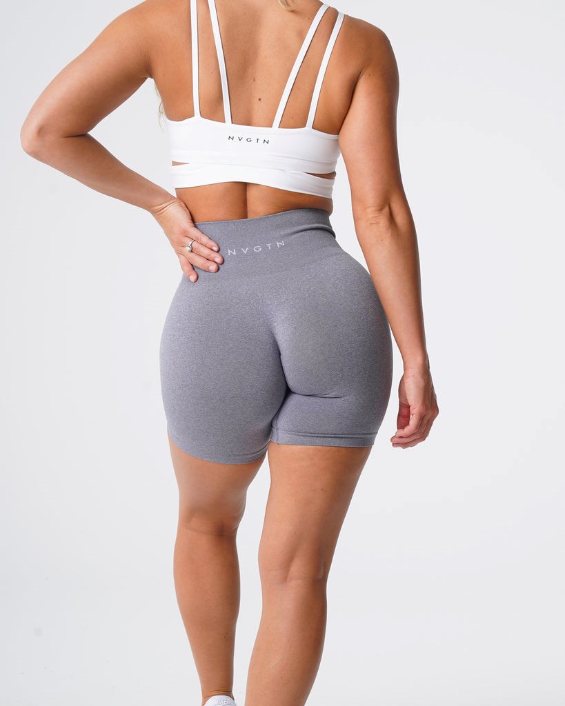 NVGTN Pro Seamless Shorts Grise  Shorts Femme | AHQ-3783390