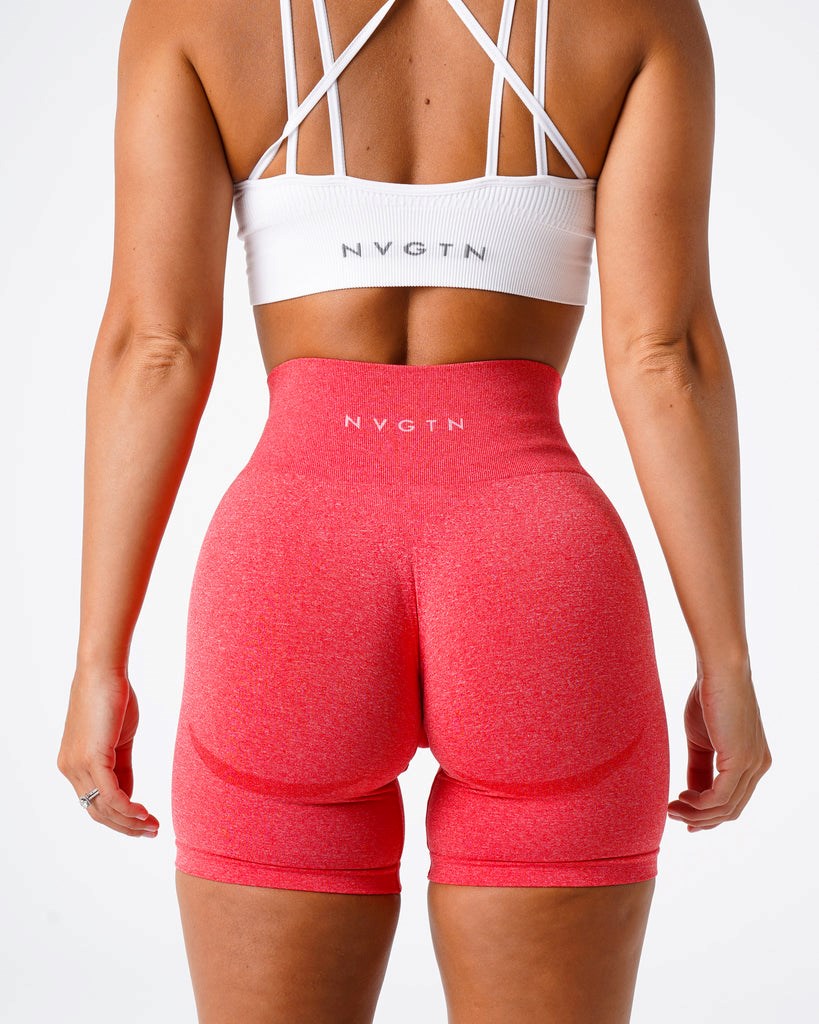 NVGTN Contour Seamless Shorts Candy Apple  Shorts Femme | WRH-4419313